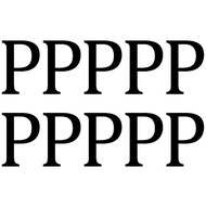 3 INCHES STICKER ALPHABET BIG LETTERS - STYLE 2 (A4 SIZE) PART 2 FOR BALLOON PLATE NUMBER BOBO BALLO