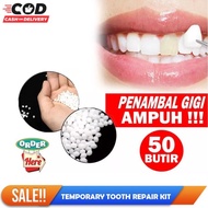 GIGI PALSU SEMENTARA PENAMBAL GIGI PATAH RENGGANG TEMPORARY TOOTH DL