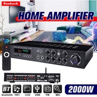 220V 2000W HIFI AV Power Amplifier Audio Subwoofers HiFi Stereo Surround Sound Digital Powerful Home Karaoke Cinema