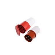 Industrial Plug & Socket 380V ~ 415V 32Amp 4 Pin & 3 Way Socket ****Ready Stock****