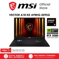 MSI Vector A18 HX A9WIG-029SG / AMD Ryzen 9 9955HX Processor / NVIDIA GeForce RTX 5080 Graphics