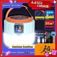 Lampu Outdoor LED Rechargeable Super Panjang | Lampu Gantung Cafe Dekorasi | Lampu Bohlam | COD