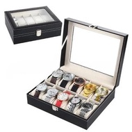 10 槽手錶盒頂部珠寶收納展示櫃收納盒大號