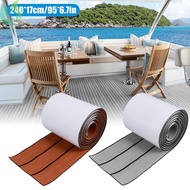 Boat Flooring Sheet EVA Foam Boat Decking Sheet Self-adhesive Marine Floor Carpet Faux Teak Marine Mat Non-Slip Foam Boat Floor Mat  SHOPQJC8435