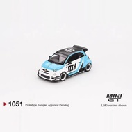 MINIGT 1: 64 #1051 Abarth Abarth 595 Abas IZTK Alloy Car Model