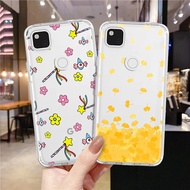 Cartoon Plant Pattern Casing For Google Pixel 3 2XL 3a 3XL 4a 5G 5 Fresh Style Luxury Ultra Thin Clear Cell Phones Case