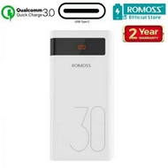 ROMOSS 8P+ 30000mAh QC3.0 Huawei FastCharge MicroUSB USB-C Lightning