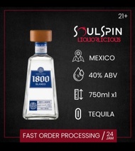 Petanu- 1800 Blanco Tequila 750ml Original