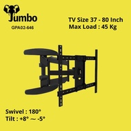 Jumbo Bracket LED LCD TV GPA02-646 37"-80" Inch Tilt Swivel Max Load 45kg