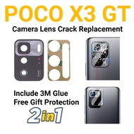 POCO X3 GT Camera Lens Crack Replacement Repair Spare Part