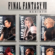 FF7 Final Fantasy 7 Acrylic Magnet Claude Safiros Collection Display Card Refrigerator Sticker Game 