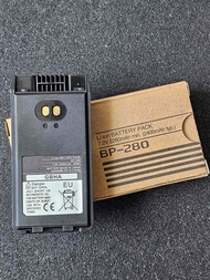 แบตเตอรี่สำหรับวิทยุสื่อสาร BP-280 ใช้กับ ICOM IC-50FX  IC-G88 IC-F1000T IC-F1100DT  Li-Ion 2450MAh 