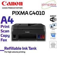 Canon PIXMA G4010 Ink Efficient G Series Printer (Pre-order)