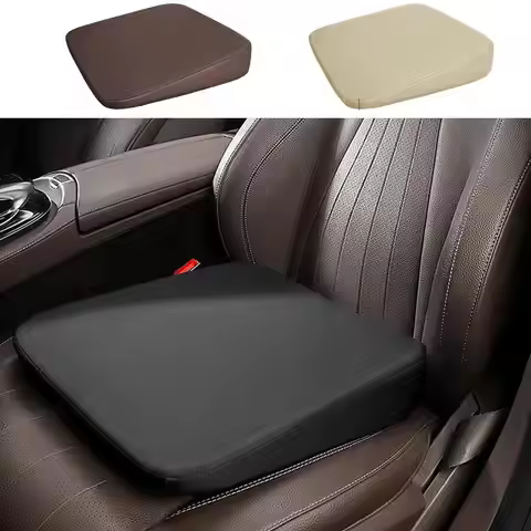 Wedge Car Seat Cushion Adult Booster Seat Cushion Pad Short People Driver Seat Booster Ergonomic Slo