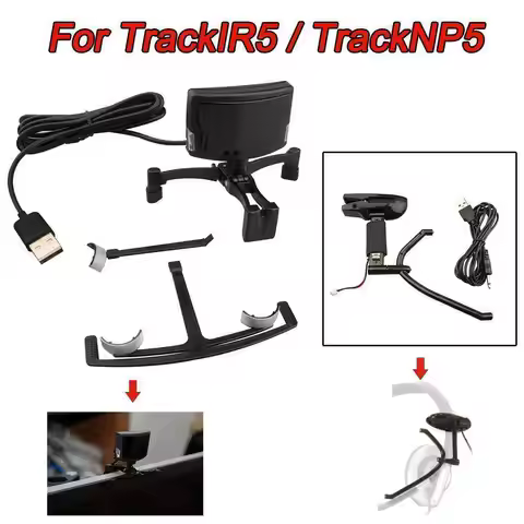 Wireless IR Head for Tracker/TrackClip TrackIR 5 Trackir5 PC Flight Race Simulator TrackNPClip New