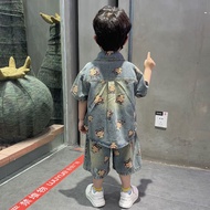 Korea Korea 2026 Nezha Clothes Boys Summer Clothes 2025 New Style Fashionable Little Boy Baby Summer