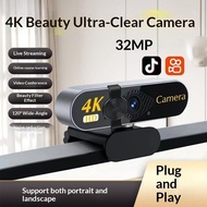 3CAV Ultra HD Camera USB Desktop Beauty Computer Notebook Microphone Live Online Class Conference De