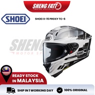 SHOEI X-15 Proxy TC-6 Helmet Original Motor Visor Topi Keledar Full Face Original Superbike SHOEI X1