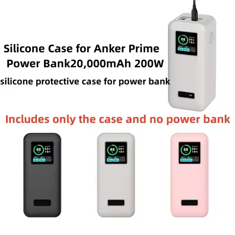 Silicone Case Bags Suitable for Anker Prime 20000mAH Power Bank (200W) Anti-collision And Anti-touch