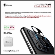 Samsung A52s 5G - Copper Tempered Glass Kamera Full Black