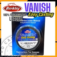 BERKLEY VANISH EASY CASTING 100% FLUOROCARBON LEADER FISHING LINE