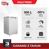 Chest Freezer Box POLYTRON PCF 118 / PCF-118 Kapasitas 100 Liter