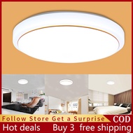 【Ready Stock】LED Acrylic Ceiling Light White Round Bedroom Ceiling Lights Balcony lampu led siling L