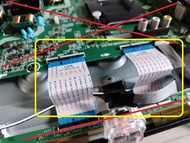 1 PASANG - HISENSE LCD TV 50B7100UW 55B7100UW RIBBON CABLE (MAINBOARD TO SCREEN BOARD)
