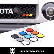 Toyota FJ Cruiser Radiator Front Grid Tricolor TRD Logo Signs Parts Accessories
