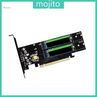 Mojito NVMe Expansion Card PCIe Supports NVMe M 2 22110 64GT s Data Transfer Board Four Bay Storage 