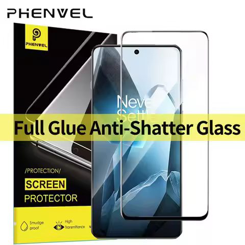 [Fingerpirnt Unlock] 3D Protective Glass For ONEPLUS 13 Slim Full Glue Screen Protector For Oneplus1