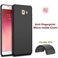 For Samsung Galaxy C9 Pro 6.0 inch SM-C9000 C900F C9008 C900Y Flexible TPU Minimalism Silicone Cover Fine Matte Finish Coating Anti-fingerprint Jelly Case