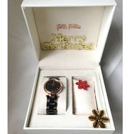 Folli Follie Lady Bubble ceramic + stainless steel rose gold watch 腕錶 (不議價 )