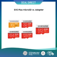 Samsung Memory Card EVO Plus 16GB / 32GB / 64GB / 128GB / 512GB | Micro SD