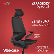 ELY Steelcase Gesture High Back Leather / Office chair / Ergonomic Chair / Ergonomic Office Chair