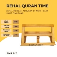 Rehal Quran Time / Rehal Atas meja / Rest Reading Stand / Rehal elakan sakit belakang