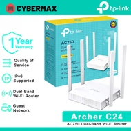 TP-Link Archer C24 Dual-Band Wi-Fi Router High Speed 2.4Ghz&5Ghz AC750 Internet Wireless Router