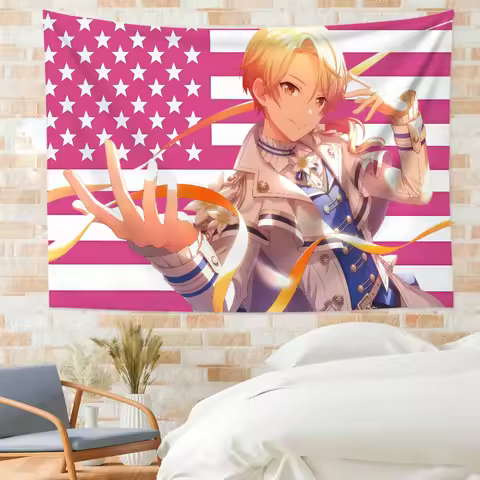 Singer T-Tenma Tsukasa flag Custom Camping Garden Decor Party Backdrops Wall Art Family Gifts