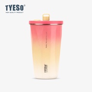TYESO ทูโทน ของแท้จากTYESO โดยตรง ขนาด 600มล. พร้อมแปรงล้างหลอด+ยางรองก้นแก้ว+สติกเกอร์ตกแต่ง ECOCHA