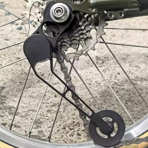 Folding Bike Chain Stabilizer 5Speed 6Speed 7Speed Cycling Chain Tensioner Folding Bicycle Rear Dera