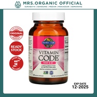 MERAH Vitamin Supplement Code Raw B 12 B12 Methylcobalamin Garden Of Life with Probiotic & Enzyme 30