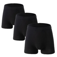 3 Cái Quần Lót Đùi Nam Bằng Cotton Quần Lót Ngắn Nam Ngoại Cỡ Thoáng Khí Mềm Mại 2XL 3XL 4XL 5XL 6XL