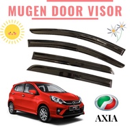 Perodua Aixa Mugen Air Press Window Door Visor Wind Deflector (1Set)