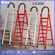 Tangga Lipat Foldable Ladder Stainless Steel Folding Stair Ladder Multifunctional Heavy Duty Ladder