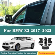 Car curtain sunshade For BMW X2 2018-2023 Car Window SunShade Shield Front Windshield Rear Side Curt