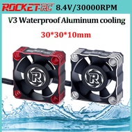 SURPASS HOBBY ROCKET-RC 30mm V3 Aluminum Cooling Fan 8.4V/30000 RPM T6 Aluminum Heatsink Frames ESC 