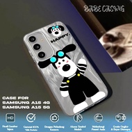 CASE SAMSUNG A15 4G / 5G CASING HANDPHONE SAMSUNG A15 4G FEATHER LASER PREMIUM MATTE - MOTIF SHOUN T