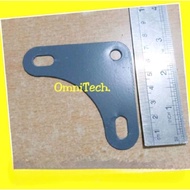 SIKU Triangle Angle Plate Iron for Iron Shelf Angle Hole 7.5cm x 7.5cm 7.5 cm x 7.5 cm Grey