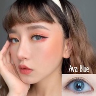 คอนแทคเลนส์ สายฝอ. รุ่น Mini Ava สีฟ้า/Blue มีค่าสายตา (0.00)-(-10.00)