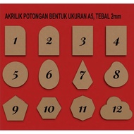 ASTARI GLAS BRAND ACRYLIC CUT 2MM